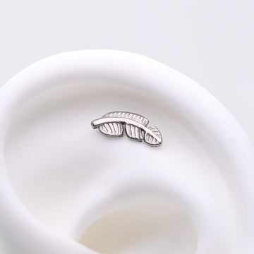 Detail View 1 of Implant Grade Titanium OneFit Threadless Vintage Leaf Top Part
